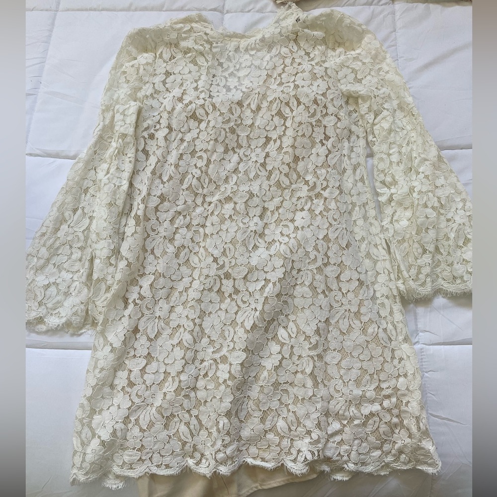 White less dress